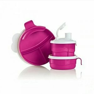 Tupperware Baby Stages Feeding Set 3-pc Hot Pink